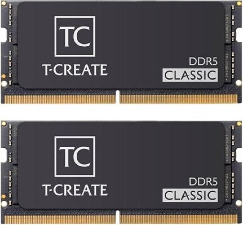 T-Create Classic SODIMM DDR5-5600 - 64GB - CL46 - Dual Channel (2 pcs) - Svart