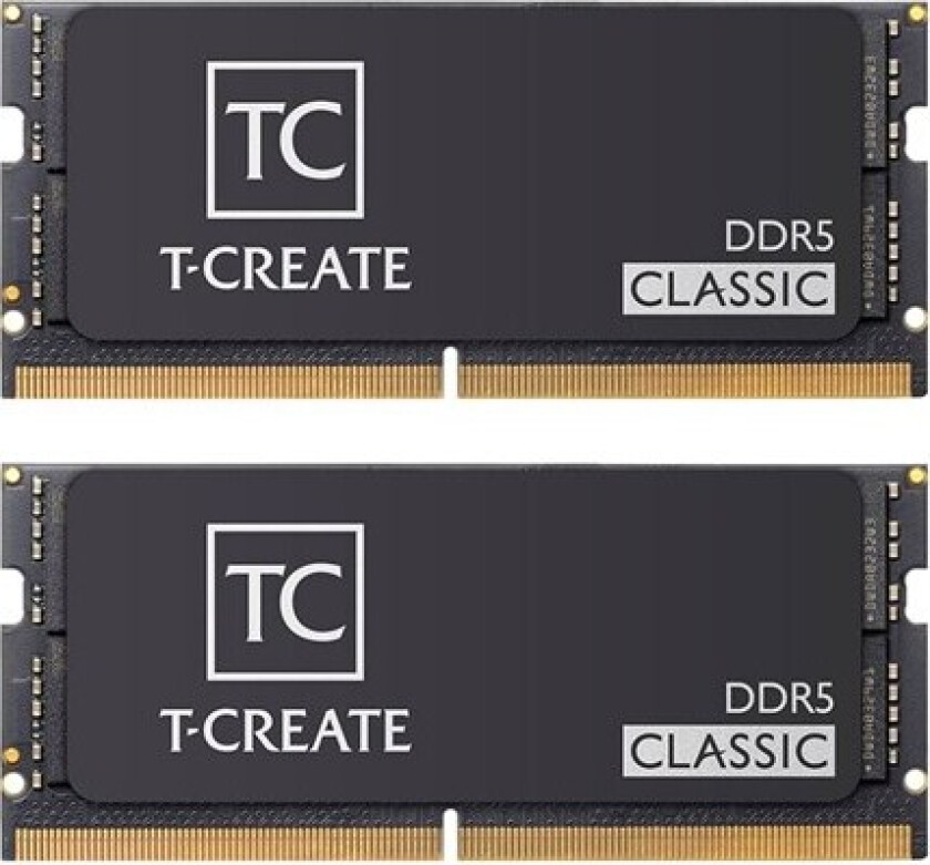 T-Create Classic SODIMM DDR5-5200 - 32GB - CL42 - Dual Channel (2 pcs) - Svart