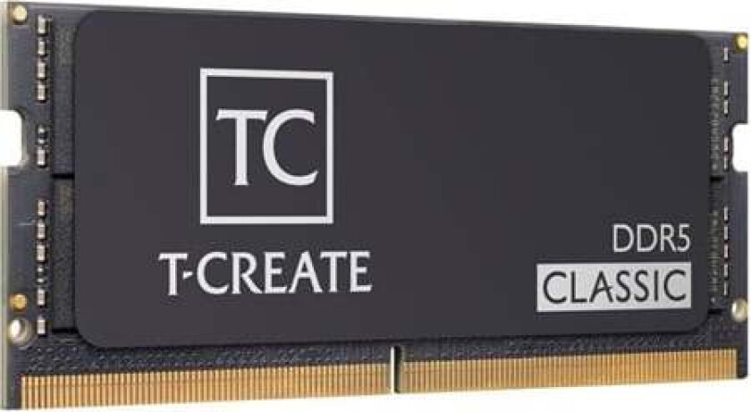 T-Create Expert SODIMM DDR5-5200 - 16GB - CL42 - Single Channel (1 pcs) - Svart