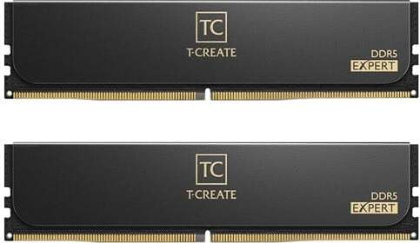 T-Create Expert DDR5-7200 - 48GB - CL34 - Dual Channel (2 pcs) - Intel XMP - Svart