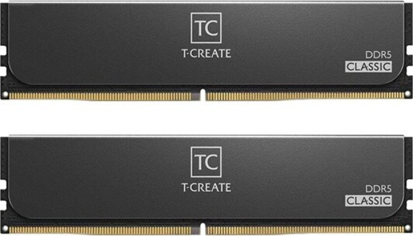 T-Create Classic DDR5-6000 - 32GB - CL48 - Dual Channel (2 pcs) - Intel XMP - Svart