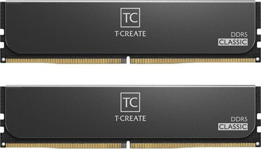 T-Create Classic DDR5-5600 - 32GB - CL46 - Dual Channel (2 pcs) - Intel XMP - Svart