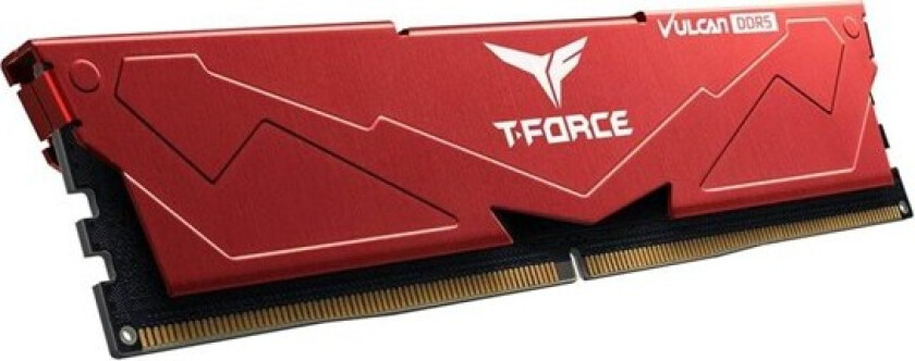 T-Force Vulcan DDR5-5600 - 16GB - CL32 - Single Channel (1 pcs) - Intel XMP - Rød