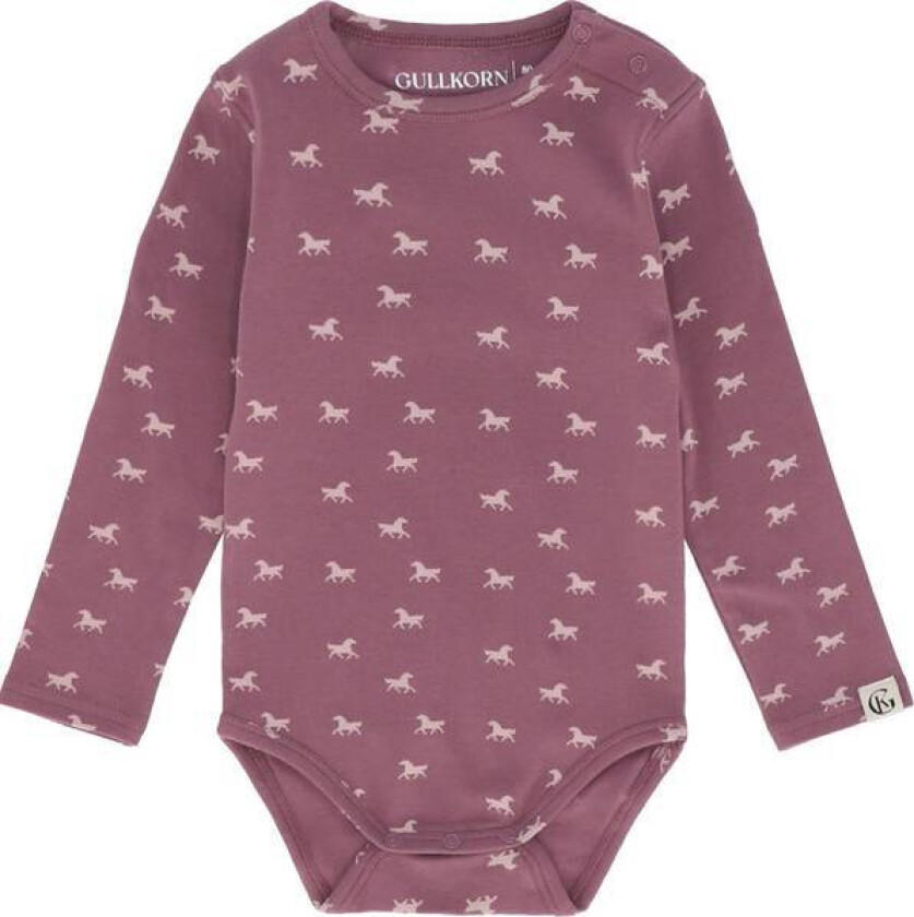 Villvette Body Til Baby, Lilla Print