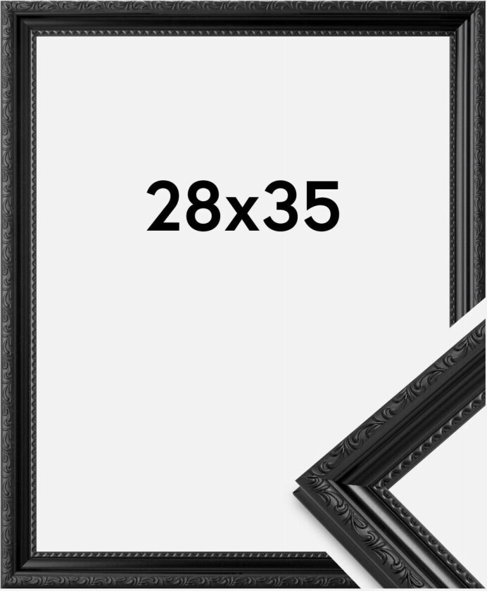 Ramme Abisko Akrylglass Svart 28x35 Cm