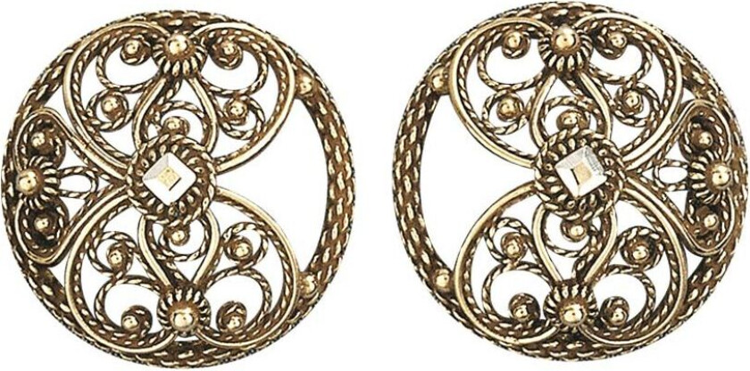 Maljer Telemark i 830 antikkforgylt sølv, liten størrelse