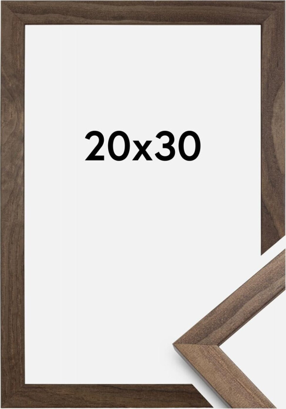 Ramme Stilren Valnøtt 20x30 Cm