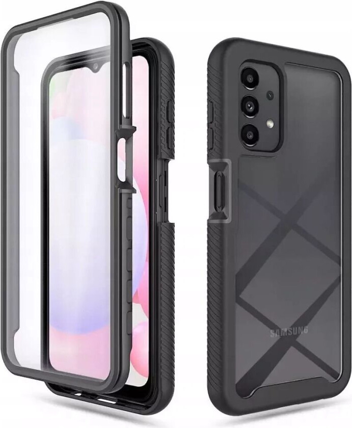 Tech-Protect Samsung Galaxy A23 / A23 (5G) Tech-Protect DEFENSE360 Deksel med Skjermbeskytter - Gjennomsiktig / Svart