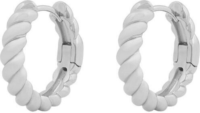 Snö of Sweden Kansas, Øreringer vridde i forsølvet messing