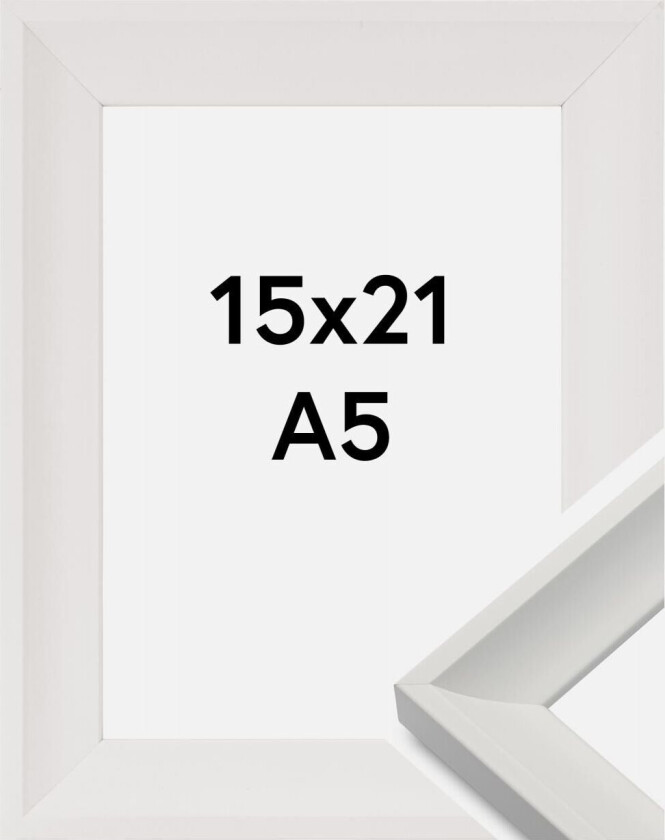 Ramme Öjaren Hvit 15x21 Cm (A5)