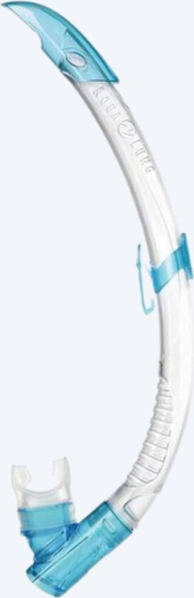 semi-dry snorkel til voksne - Airflex - Lyseblå/klar - Dykkesnorkel - Voksne