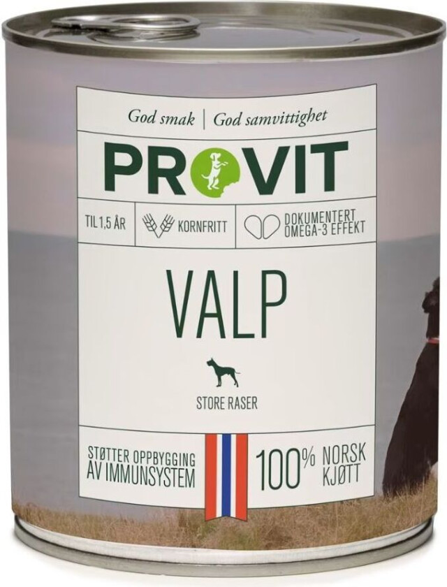 Våtfôr Valp Stor Rase 800g