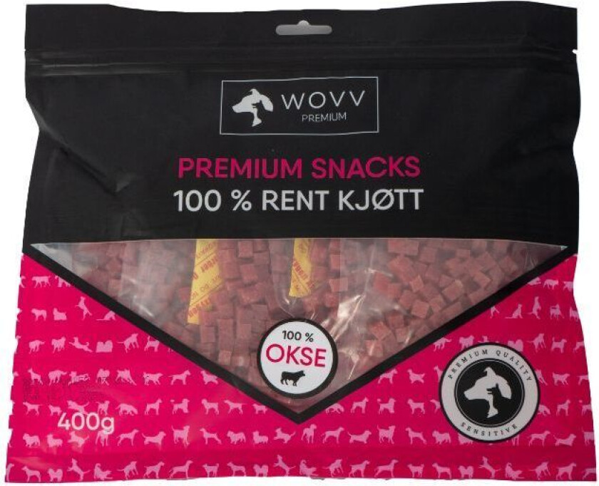 Godbiter Okse Små Biter 400g