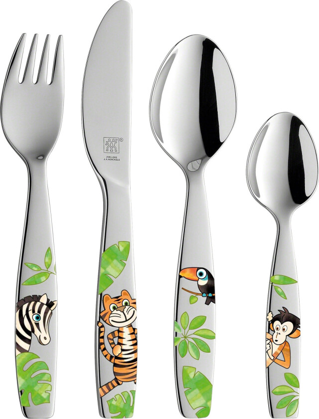 Barnebestikk Jungle Sett 4 deler