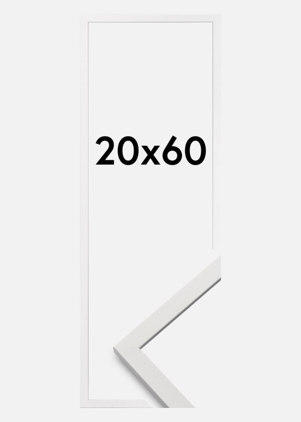 Ramme Edsbyn Akrylglass Hvit 20x60 Cm