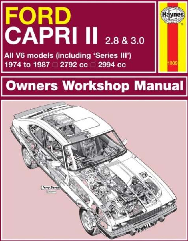 Ford Capri II (and III) 2.8 & 3.0 V6 (74 - 87) Haynes Repair Manual av Haynes Publishing