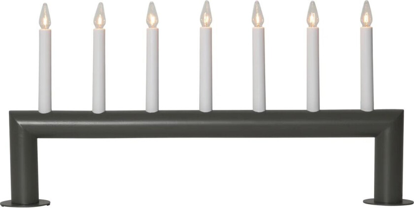 Circum Adventsstake lav 29 cm Mørkegrå
