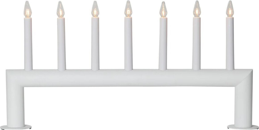 Circum Adventsstake lav 29 cm Hvit