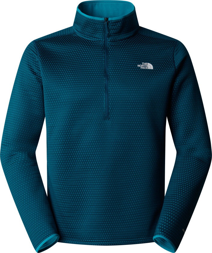 Men's Vertical Thermal 1/4 Zip Fleece Midnight Petrol S