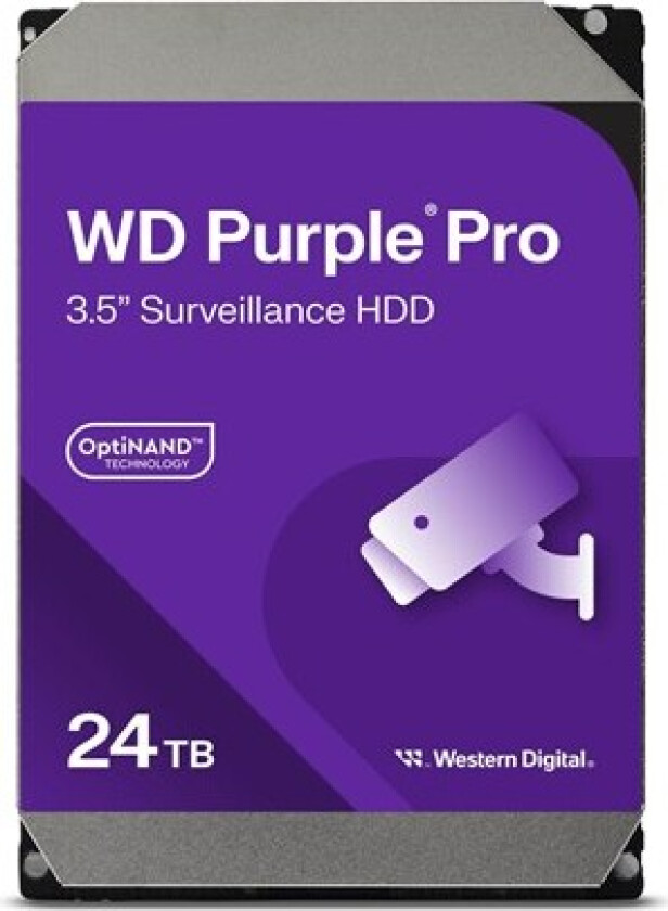 Purple Pro 240PURP - hard drive - 24 TB - surveillance smart video - SATA 6Gb/s - 24TB - Harddisk - 240PURP - SATA-600 - 3.5"
