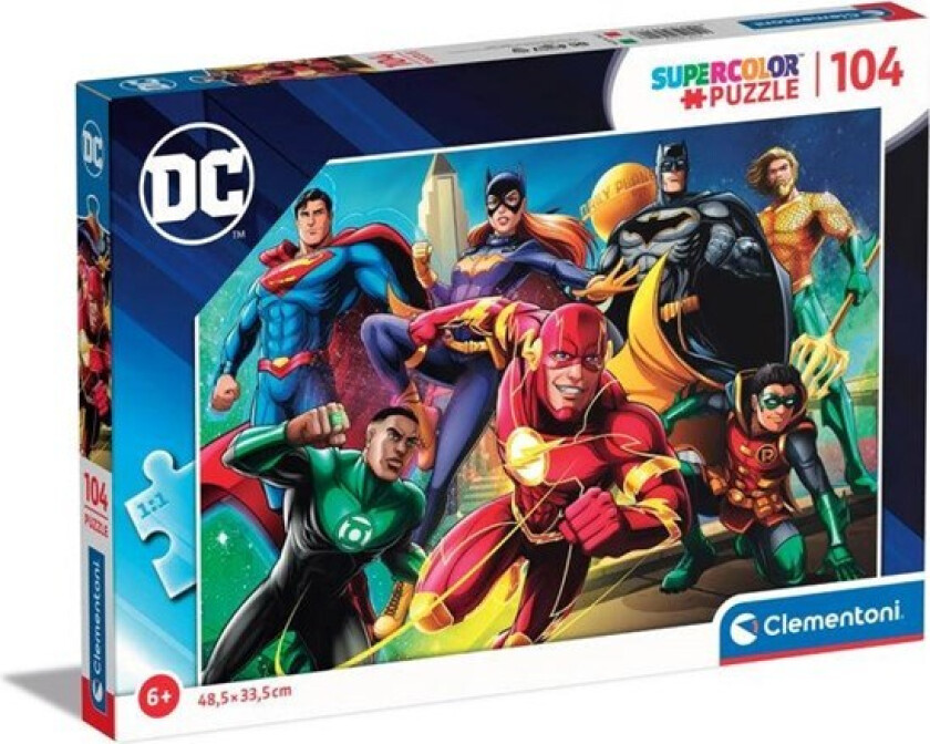 Jigsaw Puzzle Super Color DC Comics 104pcs. Gulv