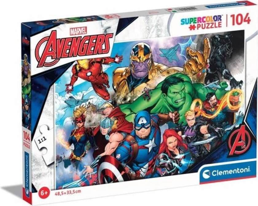 Jigsaw Puzzle Super Color Avengers 104pcs. Gulv