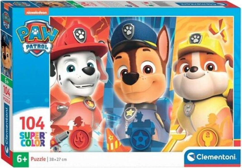 Jigsaw Puzzle Super Color PAW Patrol Close Up 104 pcs. Gulv