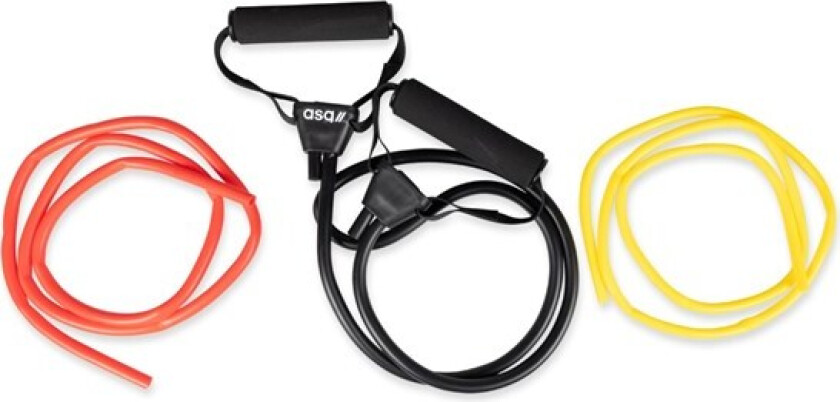 Adjustable resistance band w. handle