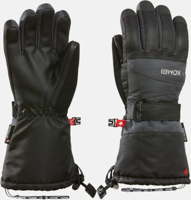 MEZZO JUNIOR GLOVE, BLACK, L,  Skihansker