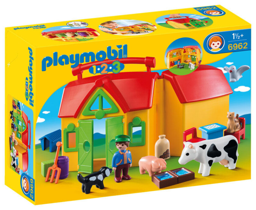 Playmobil 123 - Transportabel Bondegård 6962