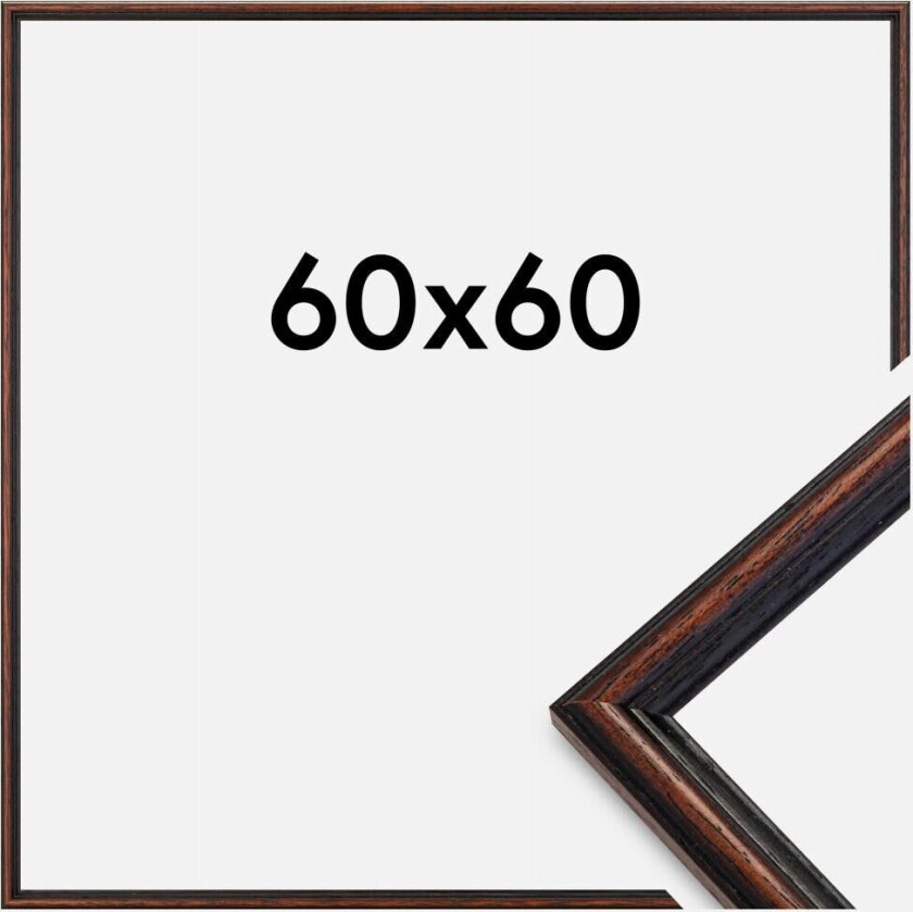 Ramme Horndal Akrylglass Valnøtt 60x60 Cm