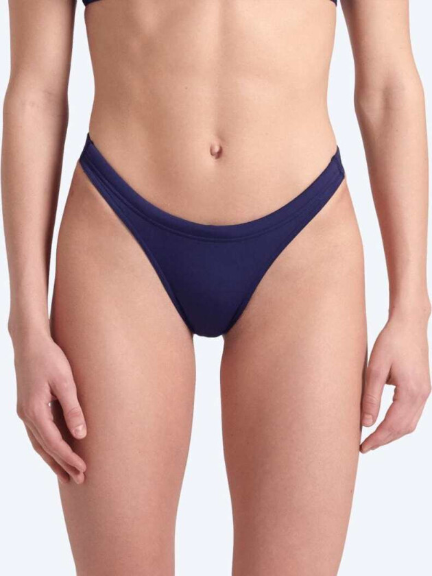 bikiniunderdel til damer - Solid Bottom - Mørkeblå - Bikini for damer - Underdel