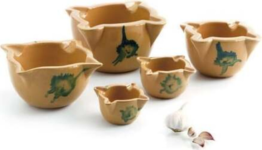 Pestle og Mortar Quid Prepara Gul Keramikk, 16 x 10 cm