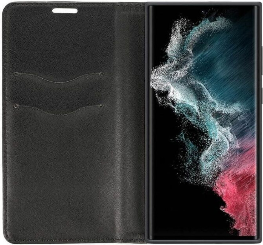 Flipdeksel 2-kort Samsung Galaxy S22 Ultra - Sort