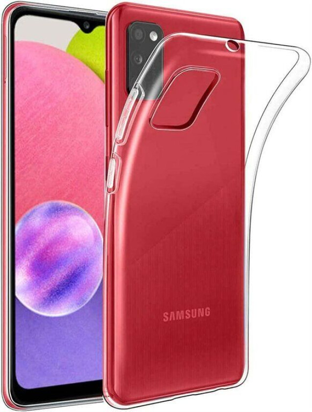 Silikondeksel gjenomsiktig Samsung Galaxy A03s
