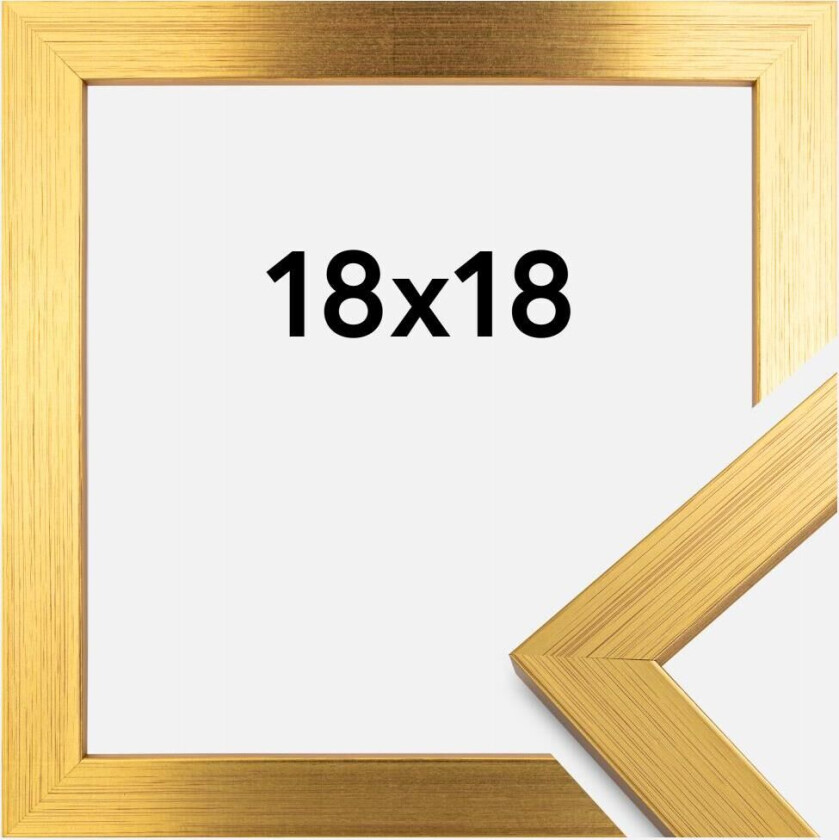 Ramme Gold Wood 18x18 Cm