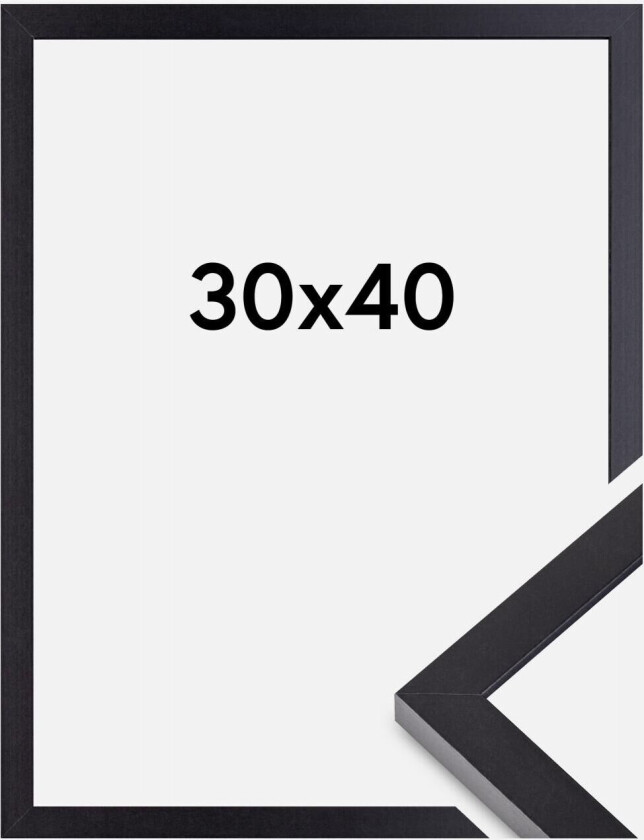 Ramme Selection Akrylglass Svart 30x40 Cm