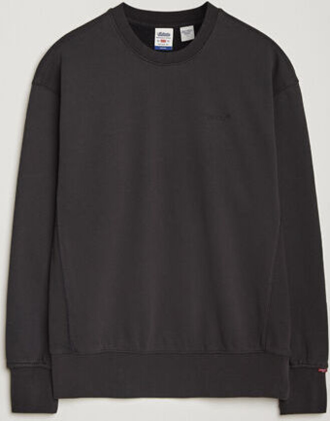 Garment Dyed Authentic Crew Neck Sweatshirt Black