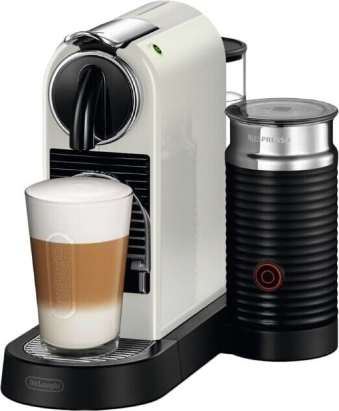 De'Longhi Nespresso CitiZ EN 267.WAE - Kaffemaskin med cappuccinatore - 19 bar - hvit