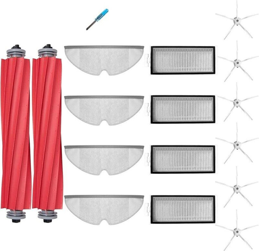 Reservedelssett for Xiaomi Roborock Q7/Q7 Max Series Robotstøvsuger