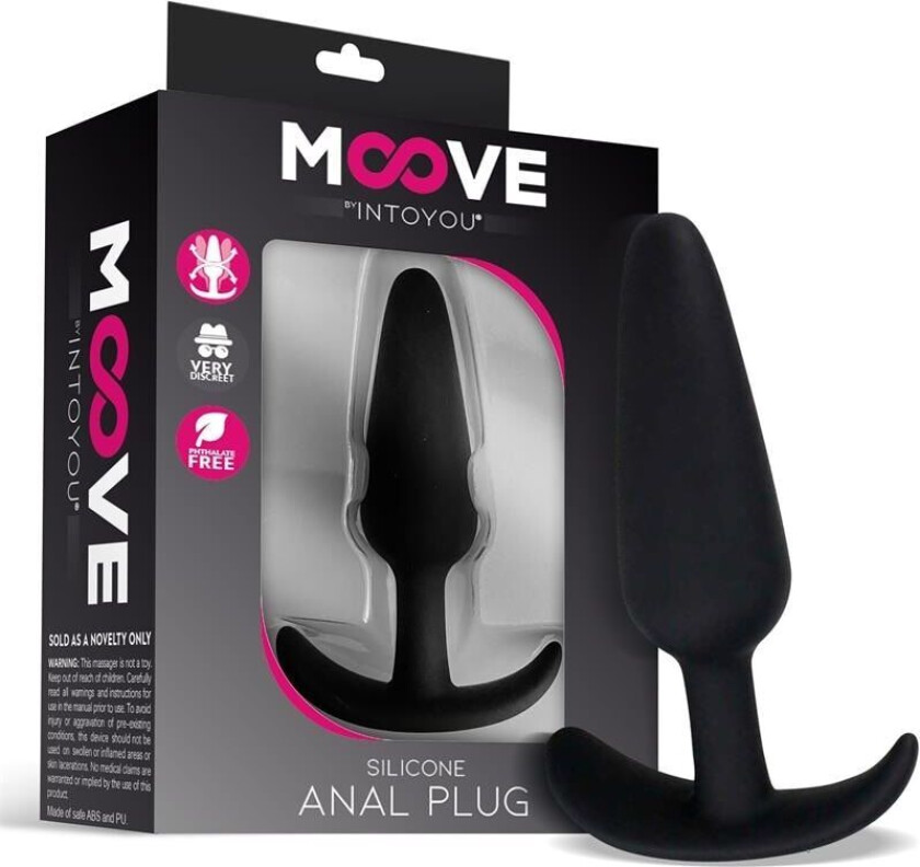 Silikon Butt Plug Small Black