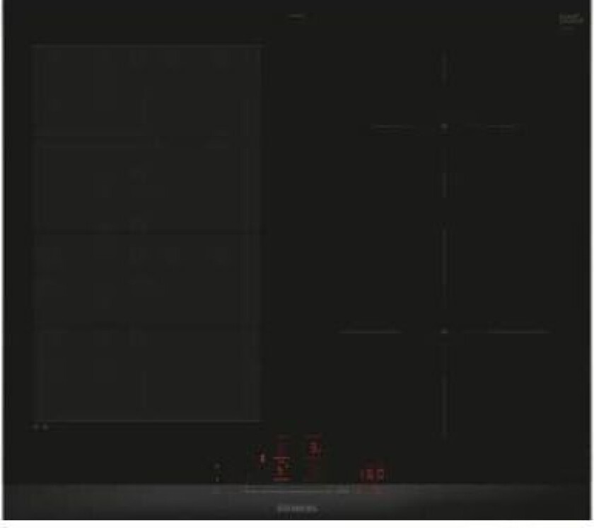 iQ700 EX675HEC1E, Sort, Innebygget, 60 cm, Sonebasert induksjon, Glass-keramikk, 4 zone(s)