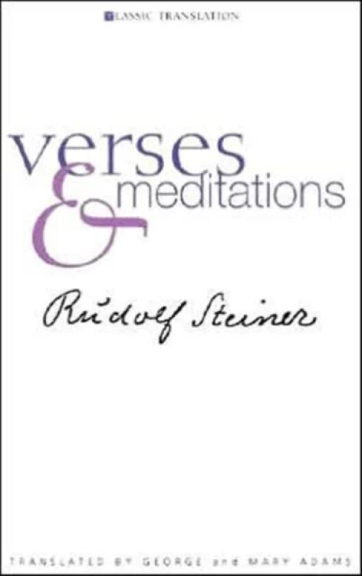 Verses and Meditations av Rudolf Steiner