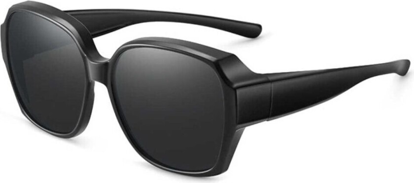 Polarized Suncovers Solbriller Over Glasses Black