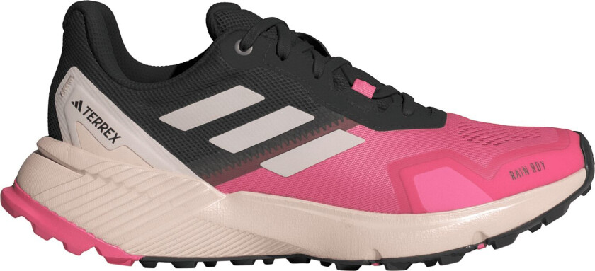 Women's Terrex Soulstride RAIN.RDY Trail Running Shoes Pink Fusion/Putty Mauve/Core Black 40
