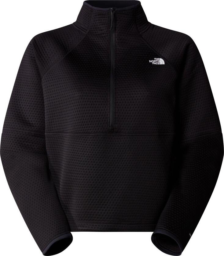 Women's Vertical Thermal 1/4 Zip Fleece TNF Black S