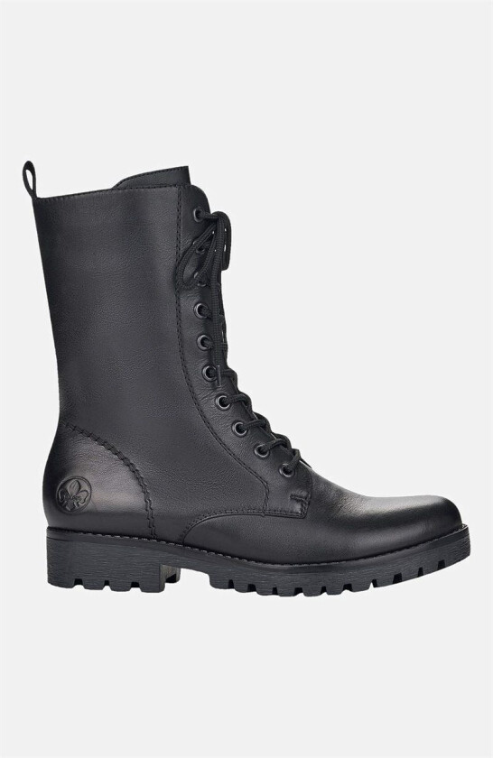 Lærstøvel med høyt skaft 38