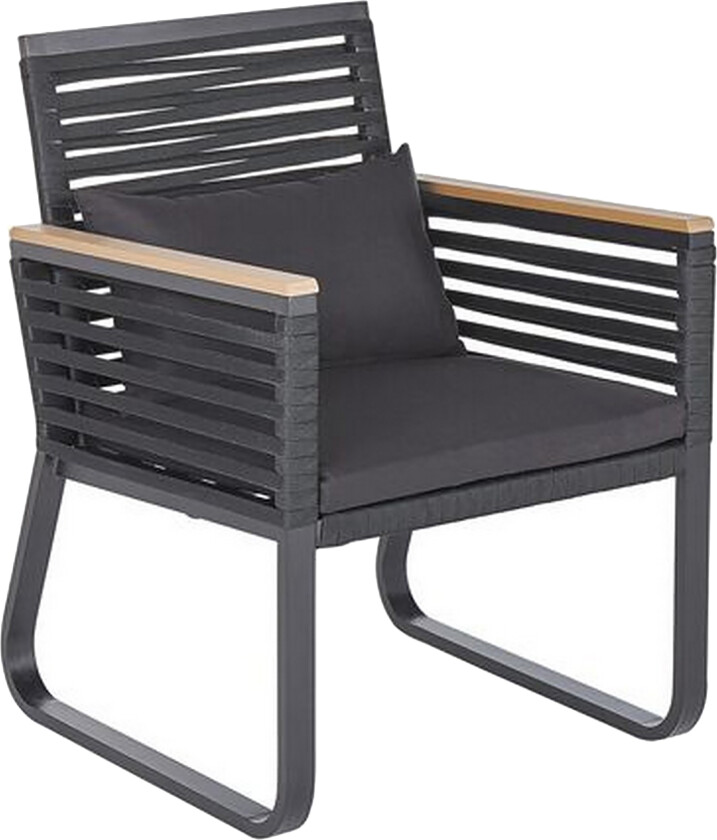 Hagestol 2 stk svart CANETTO - Svart