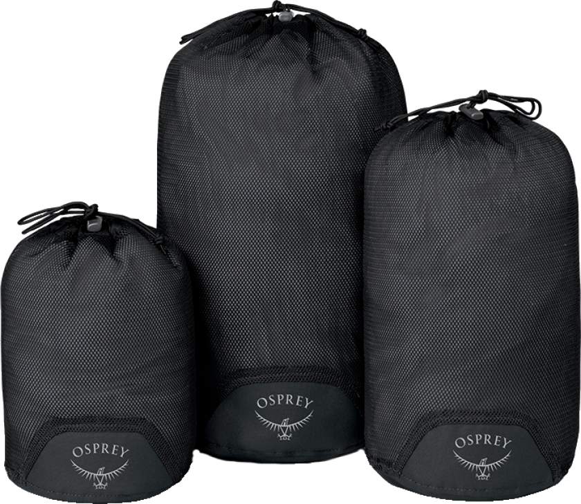 Daylite Mesh Stuff Sack Set Black OneSize