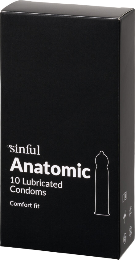Anatomic Kondomer, 10 stk - Klar
